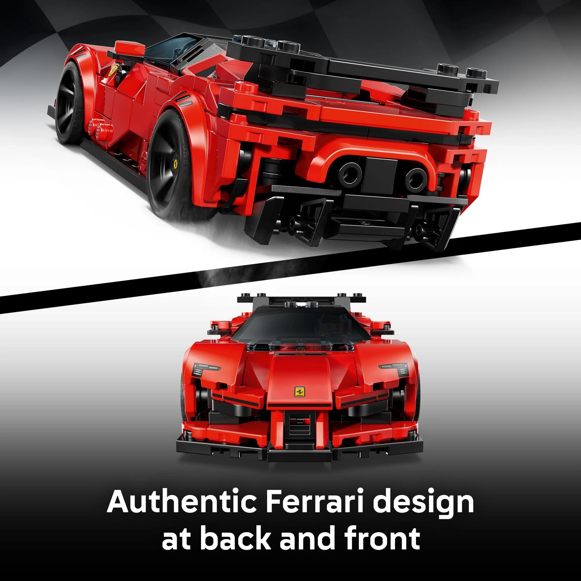 LEGO Speed Champions Ferrari SF90 XX Stradale Sports Car Building Toy for Kids - Building Set W/Ferarri Driver Minifigure for Boys & Girls, Ages 9+ - Gift Idea for Birthdays - 77254 - Image 5
