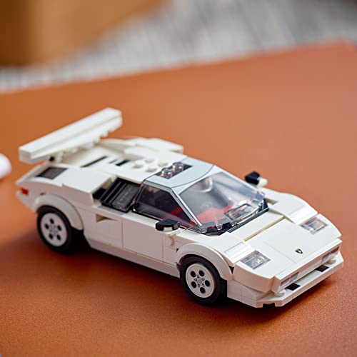 LEGO Speed Champions Lamborghini Countach 76908 Building Toy Set for Kids, Boys, and Girls Ages 8+ (262 Pieces) - Image 2