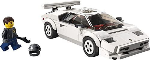 LEGO Speed Champions Lamborghini Countach 76908 Building Toy Set for Kids, Boys, and Girls Ages 8+ (262 Pieces) - Image 6