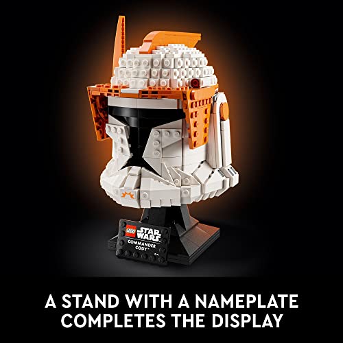 LEGO Star Wars Clone Commander Cody Helmet Collectible Set for Adults, The Clone Wars Memorabilia, Collection Gift Idea, Decor Display Model,766 Pieces - Image 3