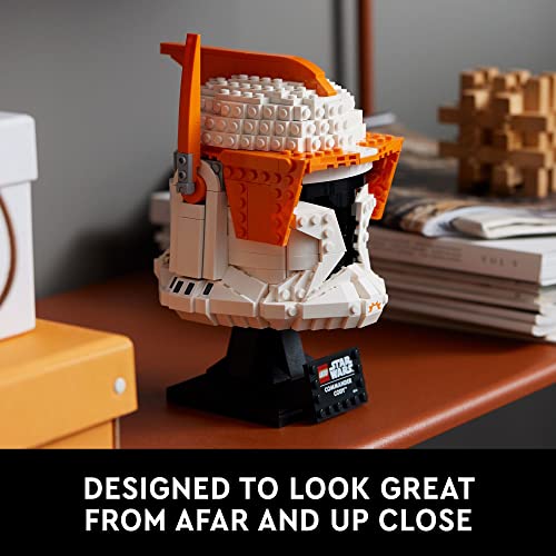 LEGO Star Wars Clone Commander Cody Helmet Collectible Set for Adults, The Clone Wars Memorabilia, Collection Gift Idea, Decor Display Model,766 Pieces - Image 5