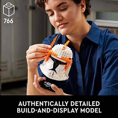 LEGO Star Wars Clone Commander Cody Helmet Collectible Set for Adults, The Clone Wars Memorabilia, Collection Gift Idea, Decor Display Model,766 Pieces - Image 6