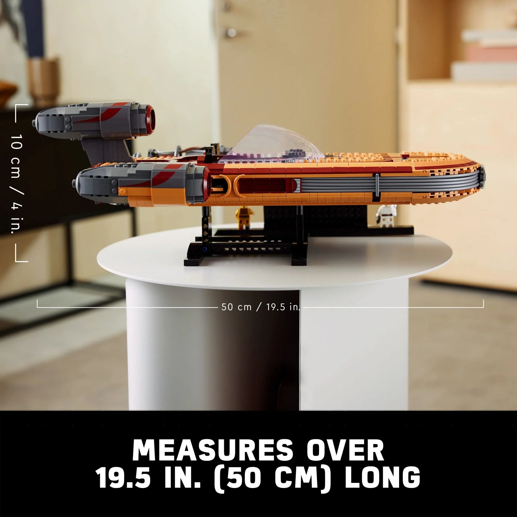 LEGO Star Wars Luke Skywalker's Landspeeder 75341, Ultimate Collector Series Star Wars Building Kit for Adults, Includes Luke Skywalker Lightsaber and C-3PO Minifigure, Gift Idea for Star Wars Fans - Image 3