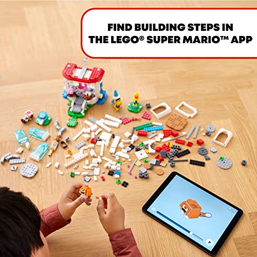 LEGO Super Mario Cat Peach Suit and Frozen Tower Expansion Set 71407 Building Toy Set for Kids, Boys, and Girls Ages 7+ (494 Pieces) - Image 2