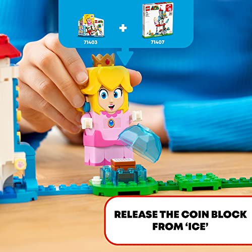 LEGO Super Mario Cat Peach Suit and Frozen Tower Expansion Set 71407 Building Toy Set for Kids, Boys, and Girls Ages 7+ (494 Pieces) - Image 3