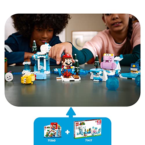 LEGO Super Mario Fliprus Snow Adventure Expansion Set 71417, Toy for Kids to Combine with Starter Course, with Freezie and Baby Penguin Figures - Image 6
