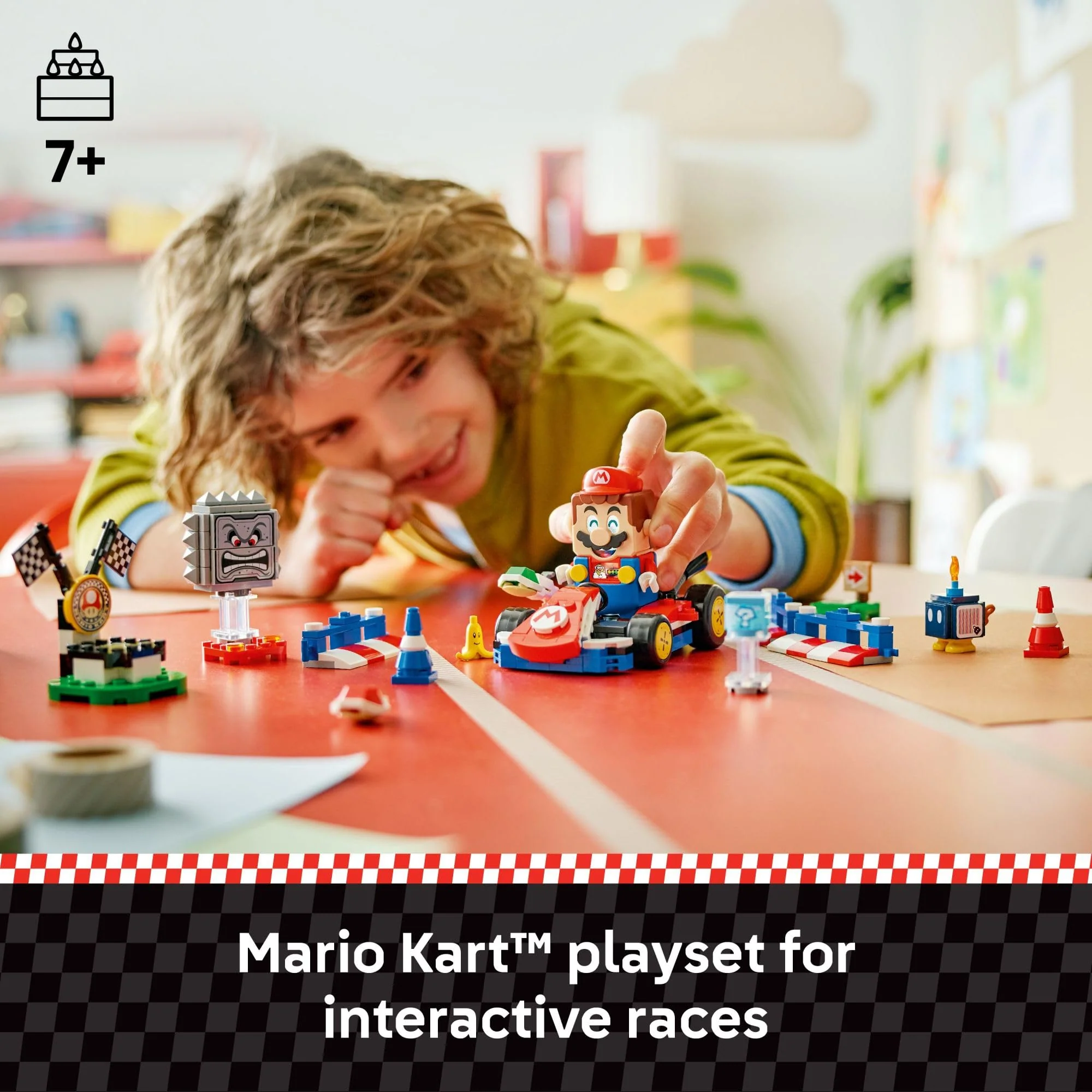 LEGO Super Mario: Mario Kart β Interactive Mario & Standard Kart Building Toy - Pretend Play Racing Playset for Boys & Girls, Ages 7+ - Gift for Christmas - 72043 - Image 6
