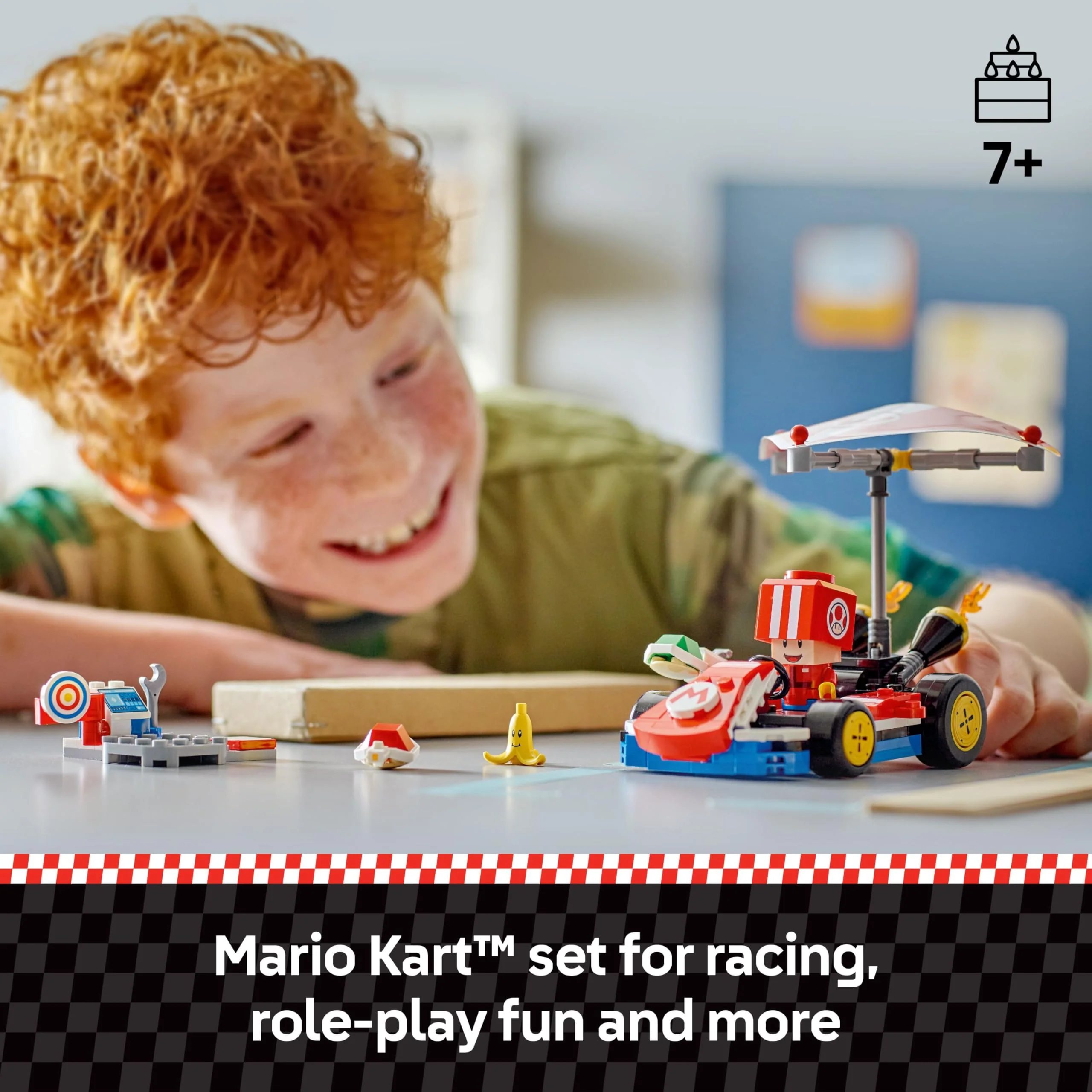 LEGO Super Mario: Mario Kart Standard Kit - Collectible Toy Building Set for Kids, Boys and Girls, Ages 7+ - Nintendo Mario Kart Toy for Fans - Image 6