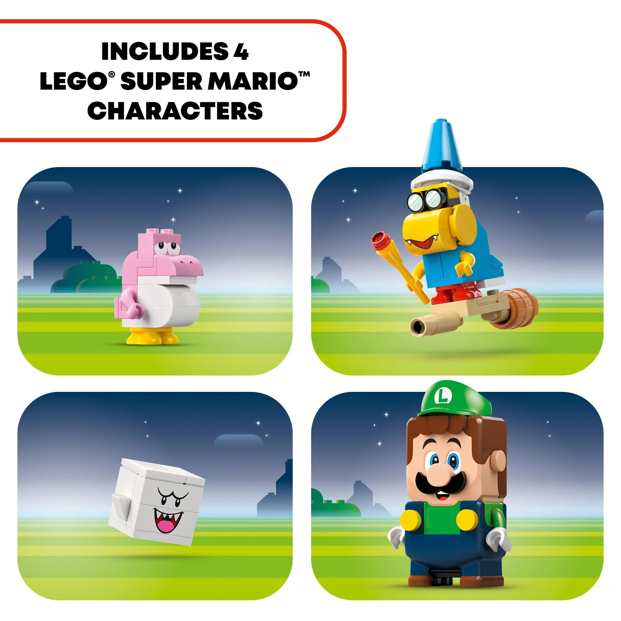 LEGO Super Mario Super Mario Adventures with Interactive Luigi Toy - Building Toys for Kids, Boys & Girls, Ages 6+ - Nintendo Gift Idea for Christmas with 4 Figures - 71440 - Image 3