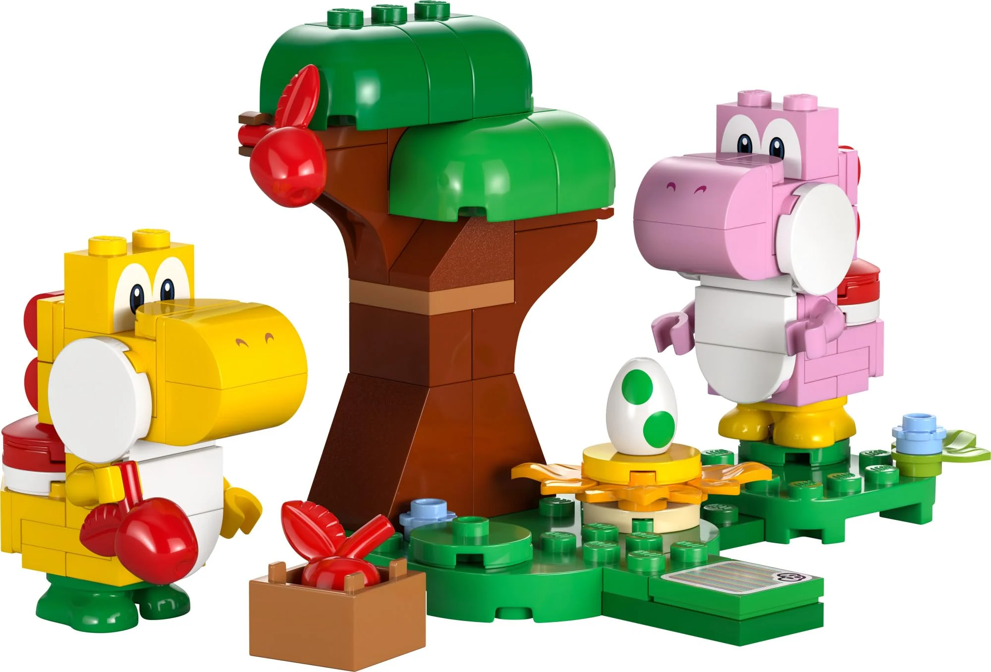 LEGO Super Mario Yoshis’ Egg-cellent Forest Expansion Set, Super Mario Collectible Toy for Kids, 2 Brick-Built Characters, Gift for Girls, Boys and Gamers Ages 6 and Up, 71428 - Image 3