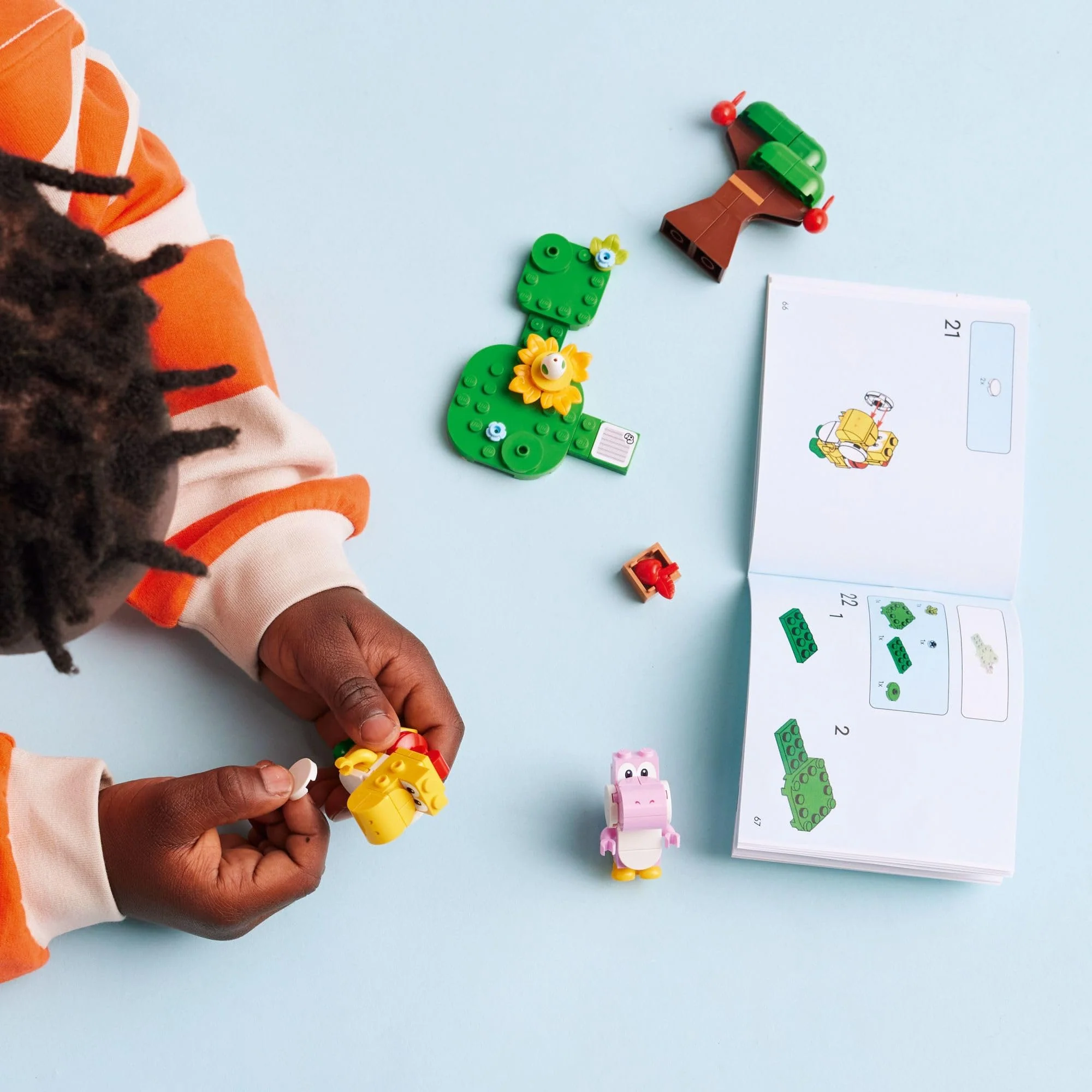 LEGO Super Mario Yoshis’ Egg-cellent Forest Expansion Set, Super Mario Collectible Toy for Kids, 2 Brick-Built Characters, Gift for Girls, Boys and Gamers Ages 6 and Up, 71428 - Image 5