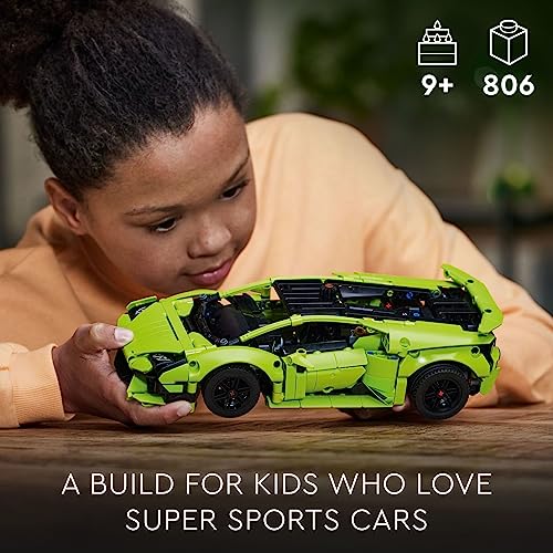 LEGO Technic Lamborghini Huracán Tecnica 42161 Advanced Sports Car Building Kit for Kids Ages 9 and up Who Love Engineering and Collecting Exotic Sports Car Toys - Image 2