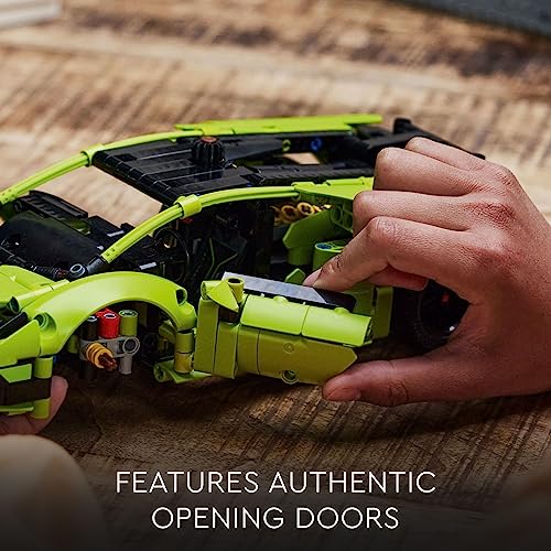 LEGO Technic Lamborghini Huracán Tecnica 42161 Advanced Sports Car Building Kit for Kids Ages 9 and up Who Love Engineering and Collecting Exotic Sports Car Toys - Image 3