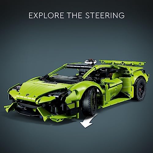 LEGO Technic Lamborghini Huracán Tecnica 42161 Advanced Sports Car Building Kit for Kids Ages 9 and up Who Love Engineering and Collecting Exotic Sports Car Toys - Image 4