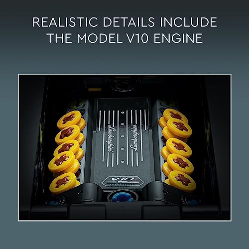 LEGO Technic Lamborghini Huracán Tecnica 42161 Advanced Sports Car Building Kit for Kids Ages 9 and up Who Love Engineering and Collecting Exotic Sports Car Toys - Image 5