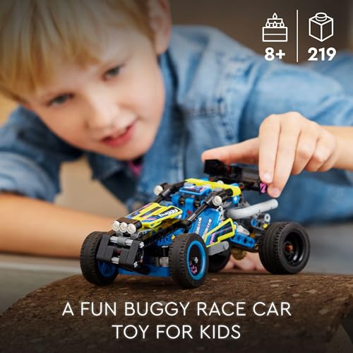 LEGO Technic Off-Road Race Buggy Buildable Car Toy, Cool Toy for 8 Year Old Boys, Girls and Kids who Love Rally Contests, Race Car Toy Featuring Moving 4-Cylinder Engine and Working Suspension, 42164 - Image 6