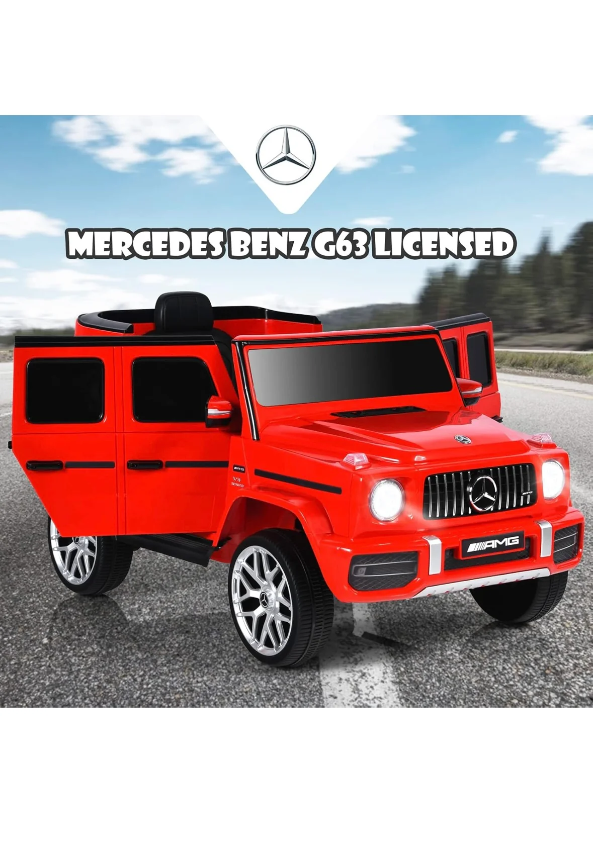 Licensed Mercedes-AMG G63 Ride On Car, with remote control,MP3player ,electric ride on car free shipping - Image 5