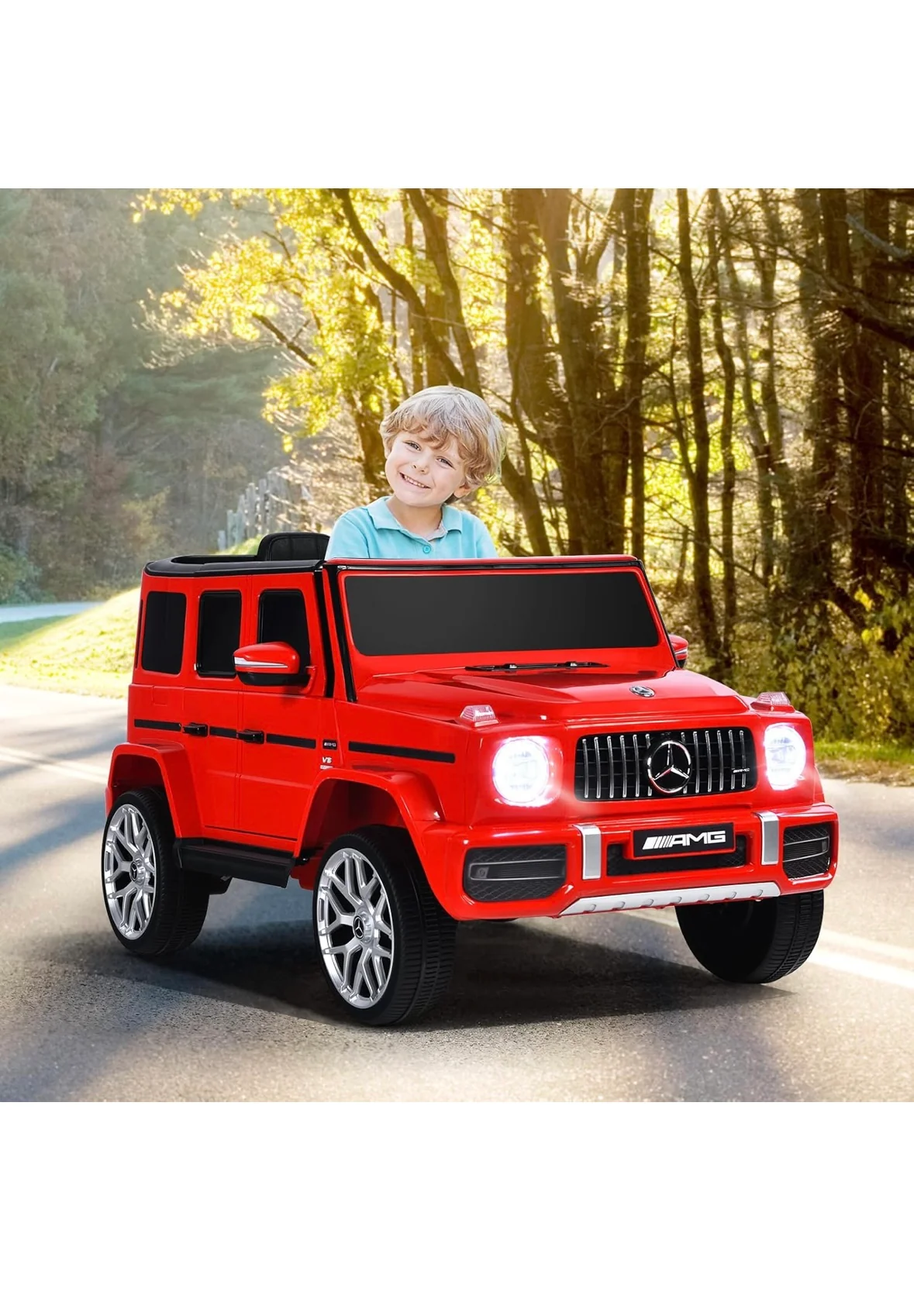 Licensed Mercedes-AMG G63 Ride On Car, with remote control,MP3player ,electric ride on car free shipping - Image 7