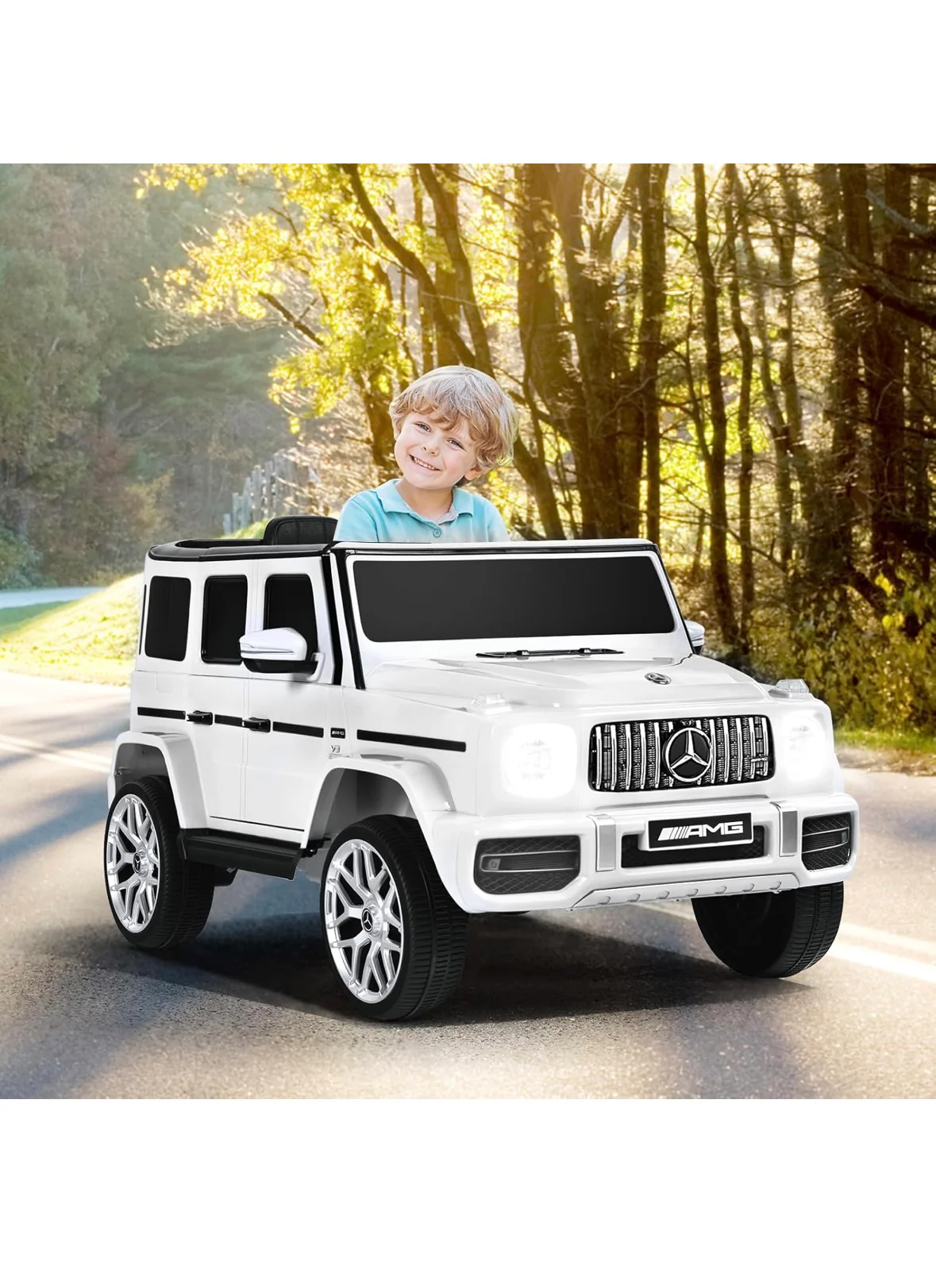 Licensed Mercedes-AMG G63 Ride On Car, with remote control,MP3player ,electric ride on car free shipping - Image 8