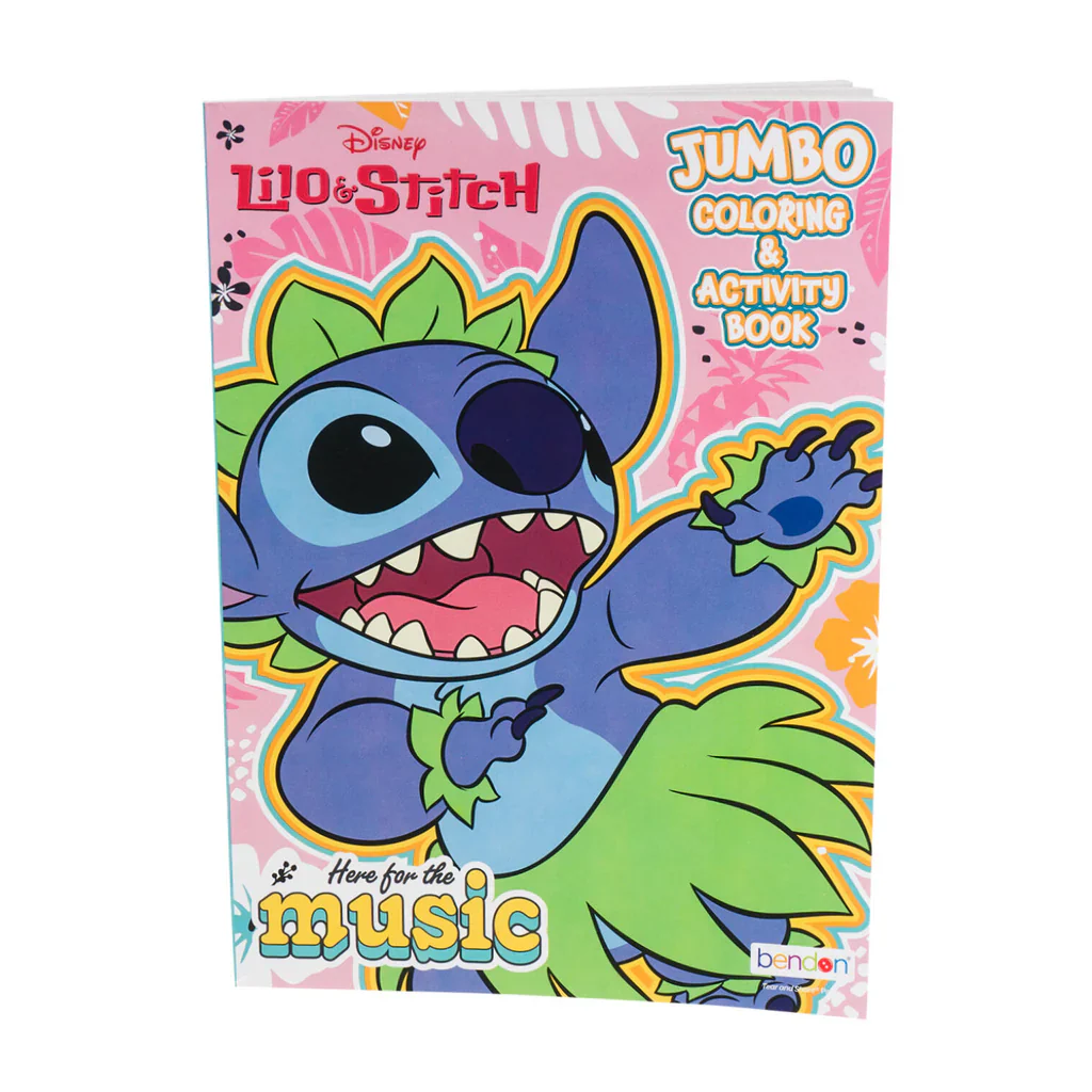 Lilo and Stitch ''Here for The Music'' Coloring and Activity Book - 80 Pages