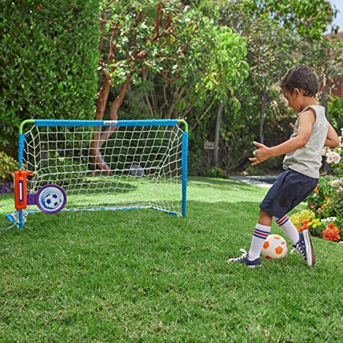 Little Tikes 2-in-1 Water Soccer/Football Sports Game with Net, Ball & Pump - Image 3