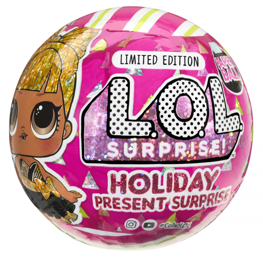 LOL Surprise Holiday Present Surprise 2022 limited edition dolls Dreamin B.B. and Prezzie