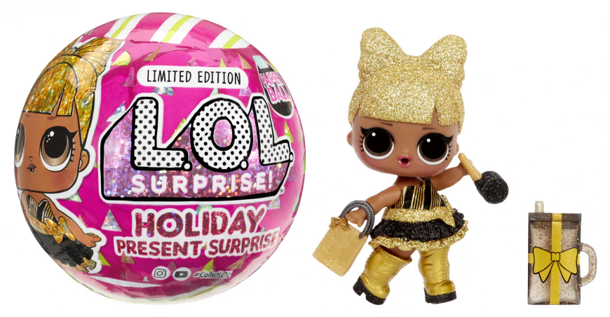 LOL Surprise Holiday Present Surprise 2022 limited edition dolls Dreamin B.B. and Prezzie - Image 2