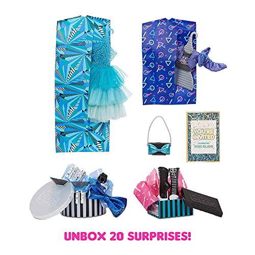 LOL Surprise OMG Present Surprise Fashion Doll Miss Glam with 20 Surprises, Birthday Inspired, 5 Fashion Looks, Accessories,Toys for Girls Boys Ages 4 5 6 7+ Years Old,Multicolor - Image 5