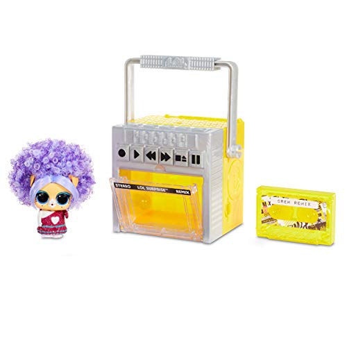 LOL Surprise Remix Pets 9 Surprises, Real Hair Includes Music Cassette Tape with Surprise Song Lyrics, Accessories, Dolls - Image 9