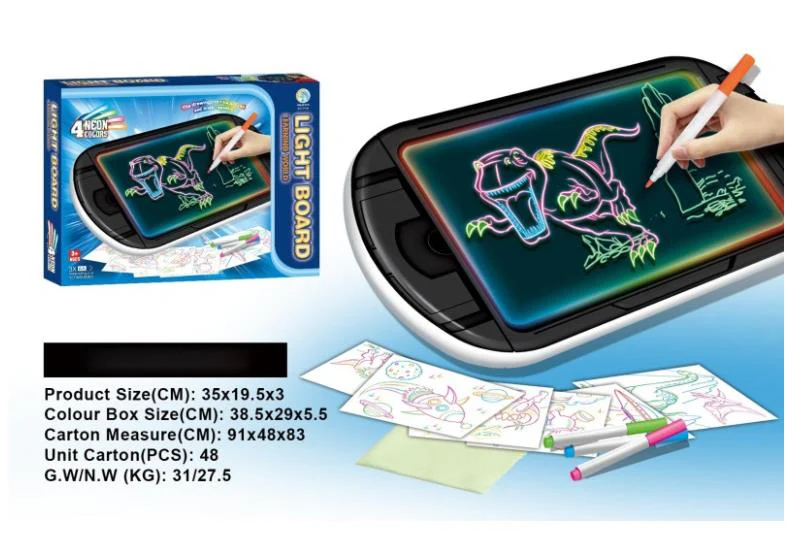 Magic Glow Art Neon Drawing Board, Ultimate Light Board - Image 2