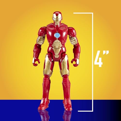 Marvel Avengers Epic Hero Series Iron Man Repulsor Blast Battle Jet, 4-Inch (10 cm) Vehicle & Action Figure Set, Super Hero Toys, Kids Ages 4 & Up - Image 2