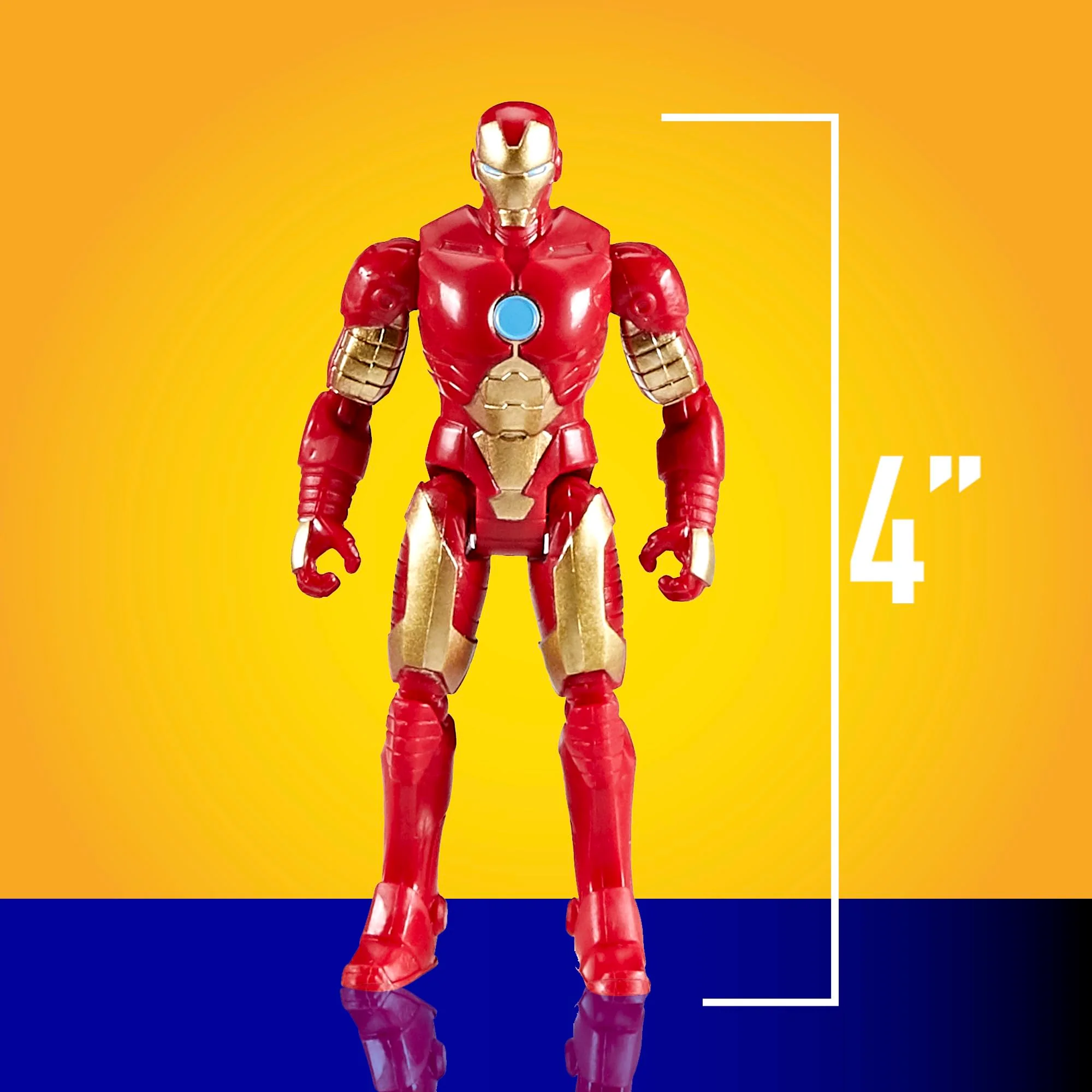 Marvel Avengers Epic Hero Series Iron Man Repulsor Blast Battle Jet, 4-Inch (10 cm) Vehicle & Action Figure Set, Super Hero Toys, Kids Ages 4 & Up - Image 5