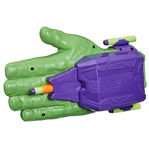 Marvel Avengers Hulk Thunderclap Blaster Roleplay Toy with 3 NERF Darts, Super Hero Toys for Kids Ages 5+ - Image 2
