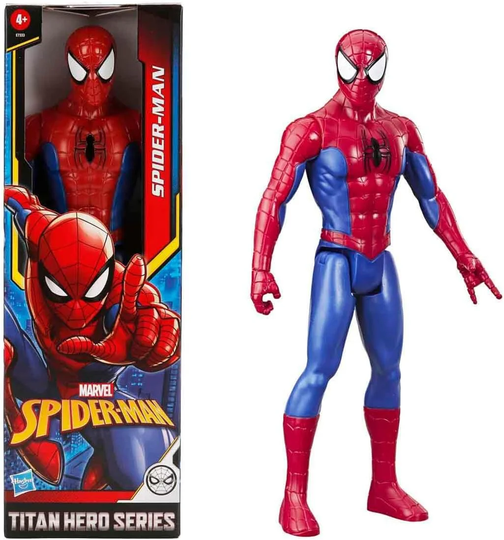 Marvel Spider-Man Titan Hero Series Spider-Man Action Figure, 12 Inch (30 cm), Superhero Action Figure, Ages 4 and Up - Image 2