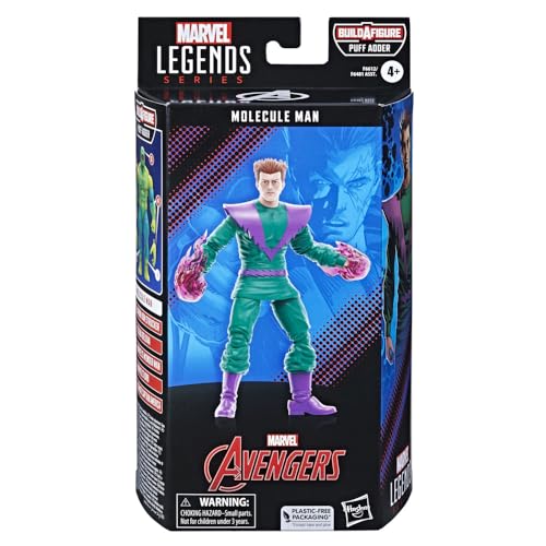 Marvel Legends Series: Molecule Man Classic Comic Collectible 6 Inch Action Figure, 4+ Years - Image 3