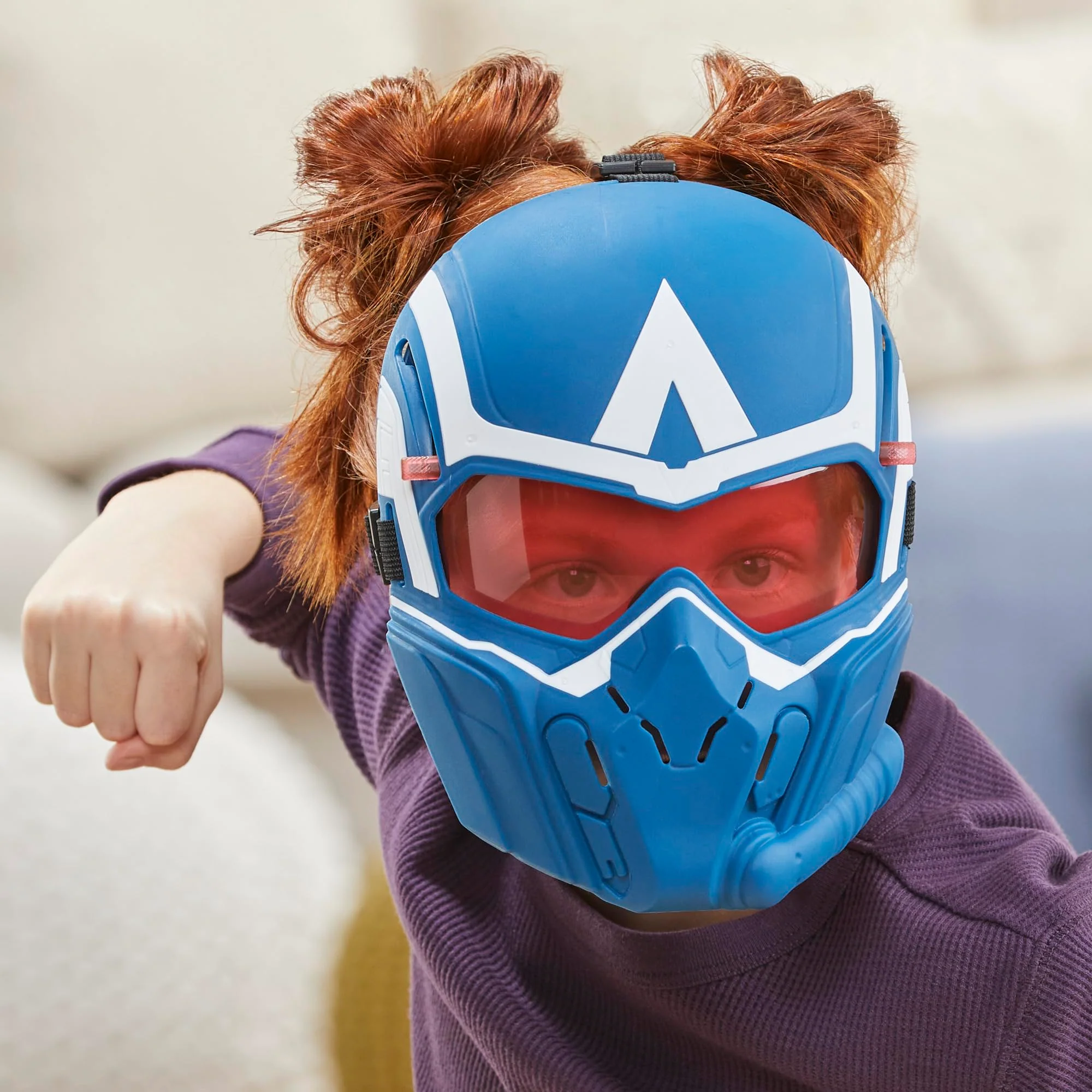 Marvel Studios Captain America Brave New World Flight Vision Mask, Roleplay Toy, Super Hero Toys for Kids 5 and Up - Image 11