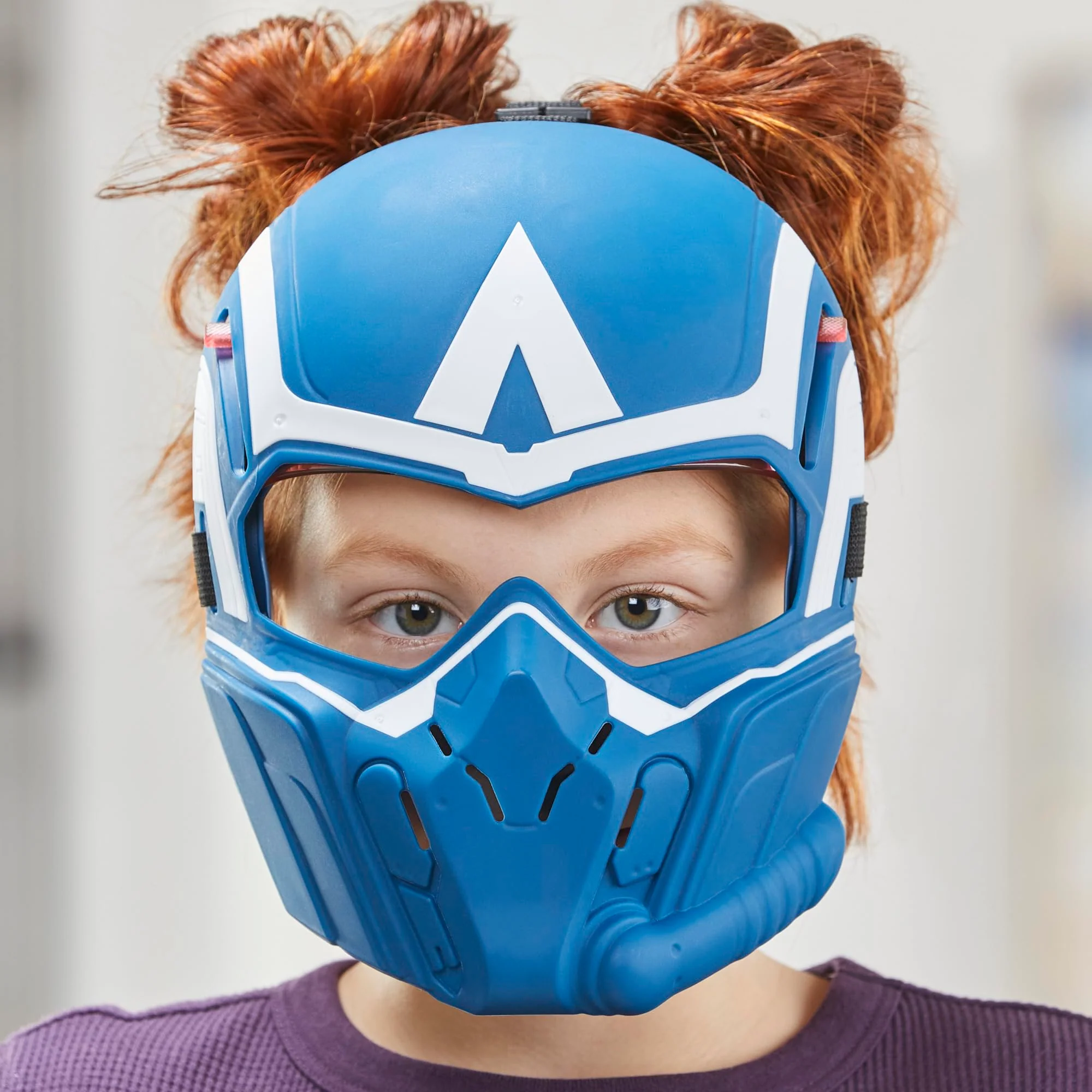 Marvel Studios Captain America Brave New World Flight Vision Mask, Roleplay Toy, Super Hero Toys for Kids 5 and Up - Image 3