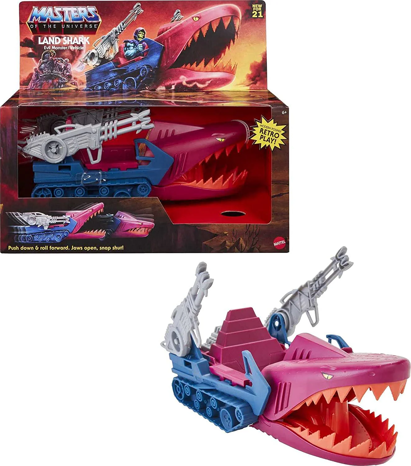Masters of the Universe Origins Land Shark Vehicle, Skeletor's Iconic Transportation
