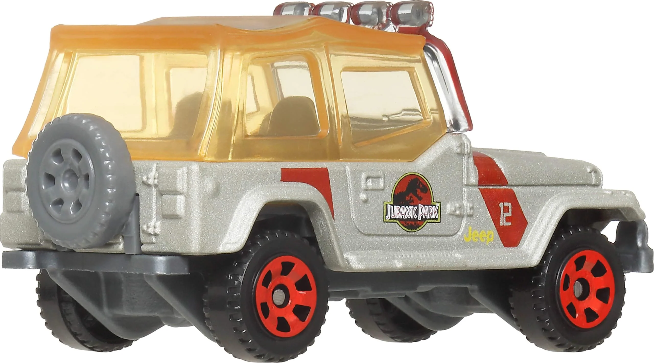 Matchbox Jurassic World Toy Cars, Trucks & Dinosaur, 5-Pack with 4 1:64 Scale Die-Cast Toy Vehicle & 1 Dinosaur from The Franchise (Styles May Vary) - Image 5