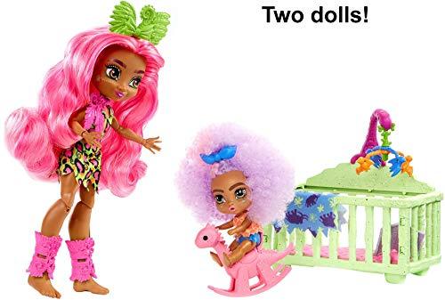 Mattel Cave Club Wild About Babysitting Playset + Fernessa & Furrah Dolls, Multi - Image 6