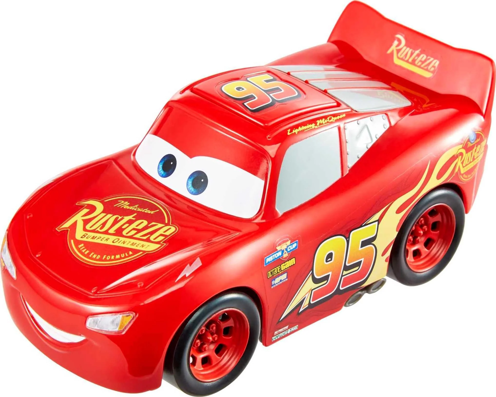 Mattel Disney Pixar Cars Track Talkers Toy Vehicles, Lightning McQueen Talking Car, 5.5-inch Character Collectible - Image 2