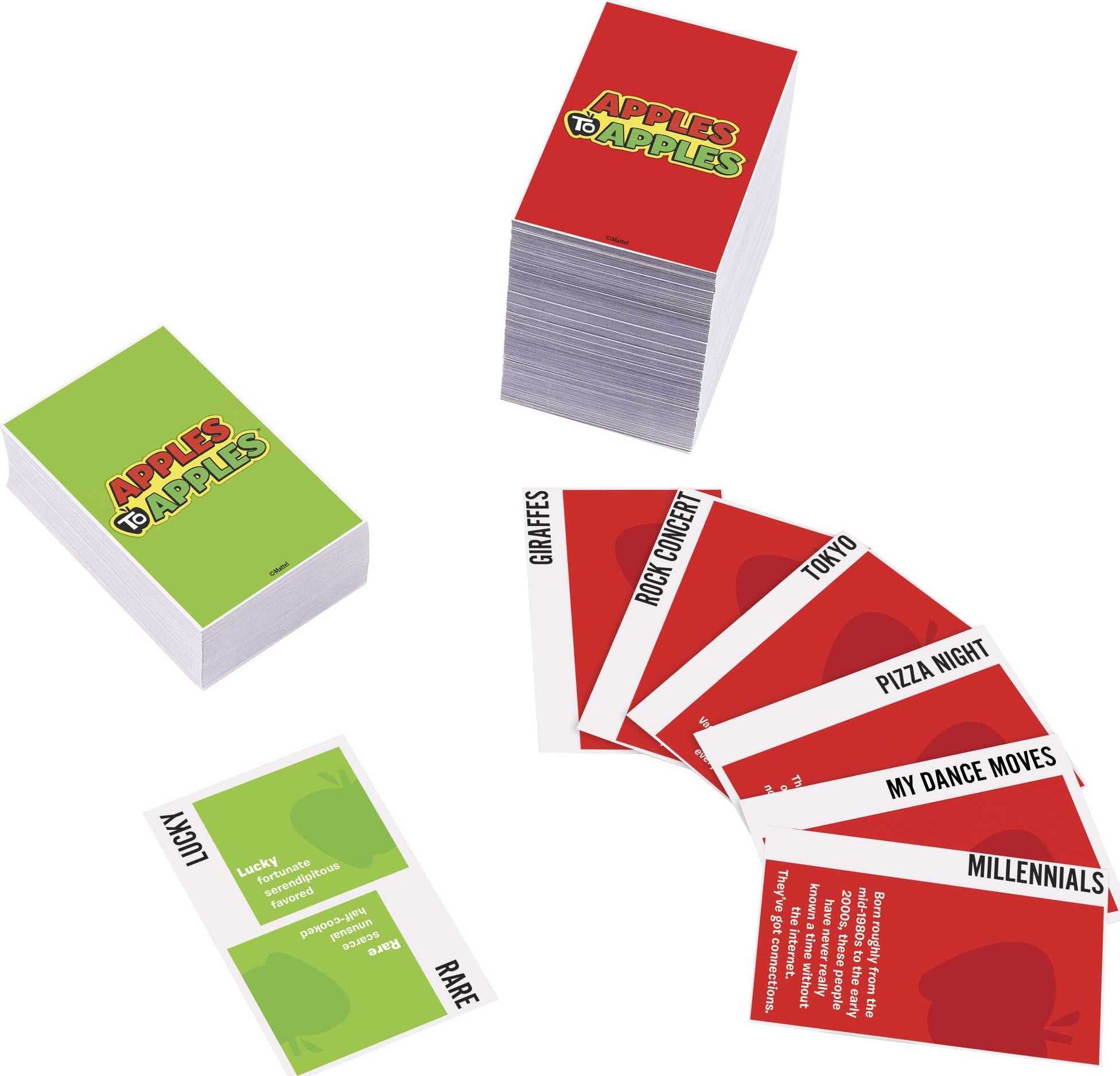 Mattel Games Apples to Apples Card Game, Family Game for Game Night with Family-Friendly Words to Make Crazy Combinations - Image 2