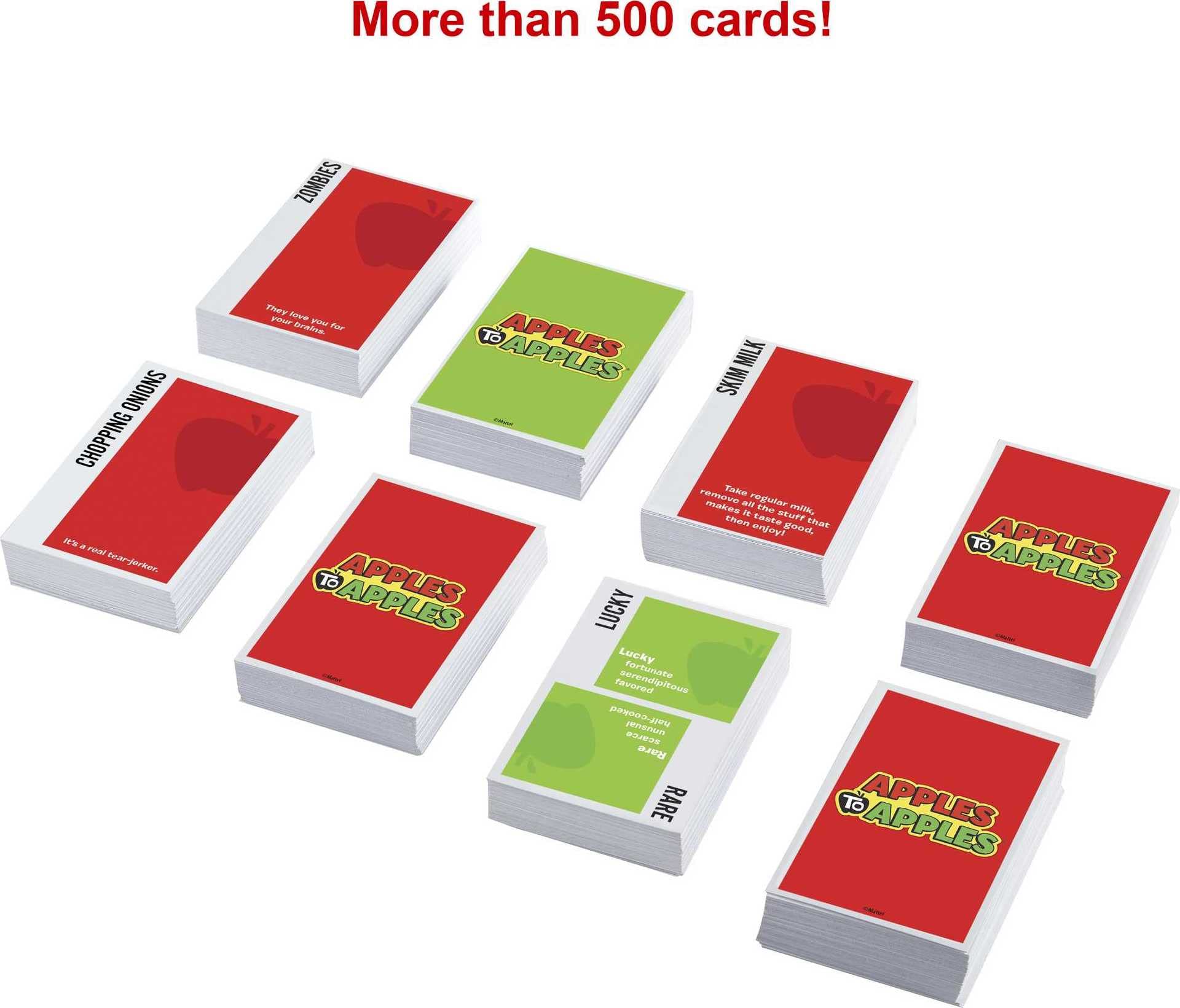 Mattel Games Apples to Apples Card Game, Family Game for Game Night with Family-Friendly Words to Make Crazy Combinations - Image 4