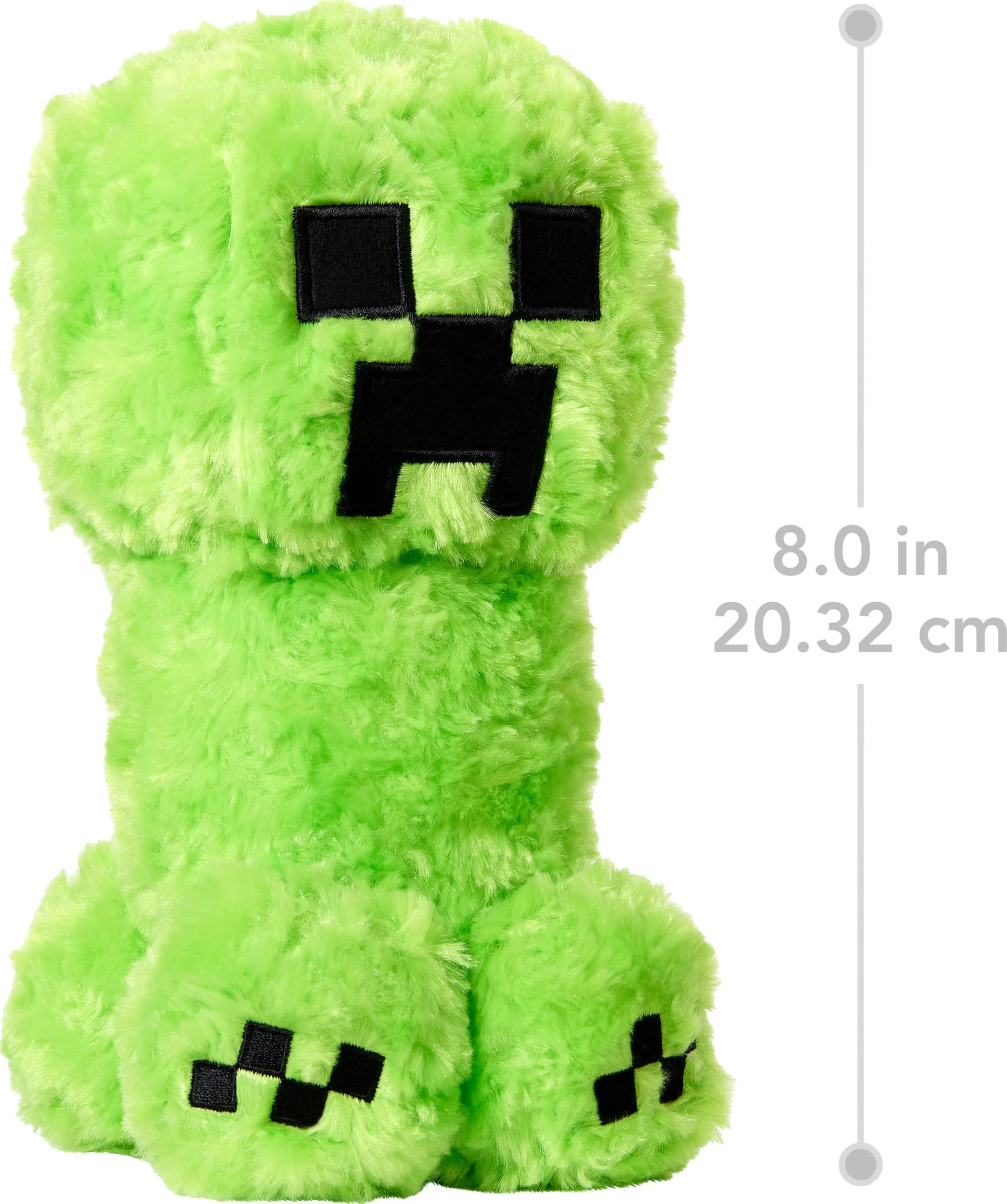 Mattel Minecraft Plush Toy, Creeper Soft Doll Inspired by A Minecraft Movie Character, 8-inch Collectible - Image 5