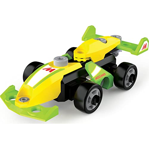 MECCANO - MES PREMIÈRES CONSTRUCTIONS MECCANO JUNIOR - Voiture de course, Moto, Hélicoptère ou Bulldozer - Image 6