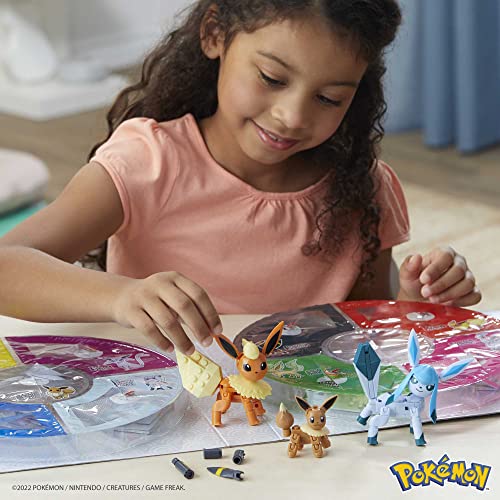 MEGA Pokemon Action Figure Building Toys for Kids, Every Eevee Evolution with 470 Pieces, 9 Poseable Characters, Gift Idea - Image 5