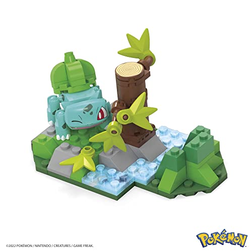 MEGA Pokémon Action Figure Building Toys Set For Kids, Bulbasaur'S Forest Fun With 82 Pieces, 1 Poseable Character, Age 9+ Years Gift Idea - Image 6