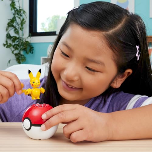 MEGA Pokémon Construction Toy Pokémon Evergreen Pikachu Ball for Kids Ages 6 and Up - Image 11