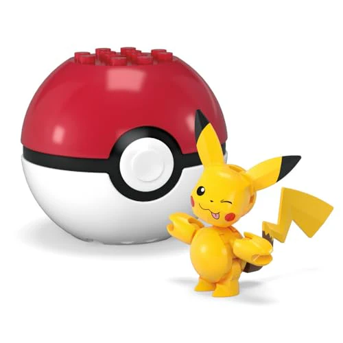MEGA Pokémon Construction Toy Pokémon Evergreen Pikachu Ball for Kids Ages 6 and Up - Image 7