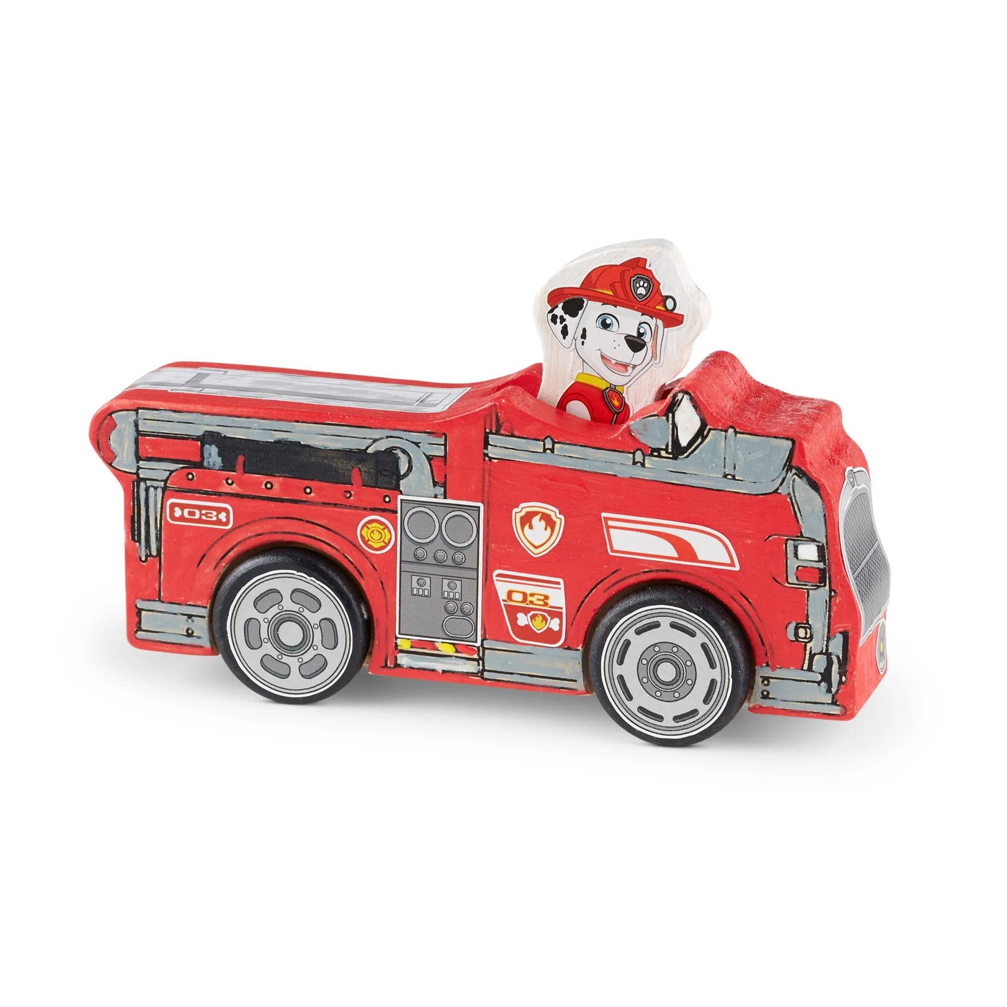 Melissa & Doug PAW Patrol Wooden Vehicles Craft Kit - 3 Decorate Your Own Vehicles, 3 Play Figures - Image 9